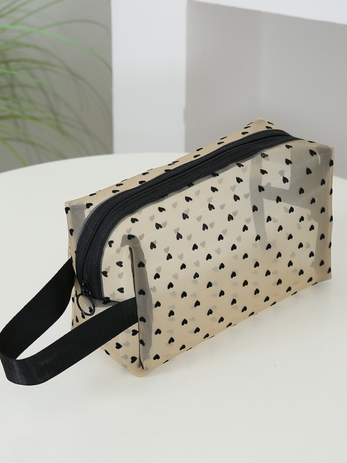 Cosmetic bag 4- Piece Heart Polyester Storage Bag