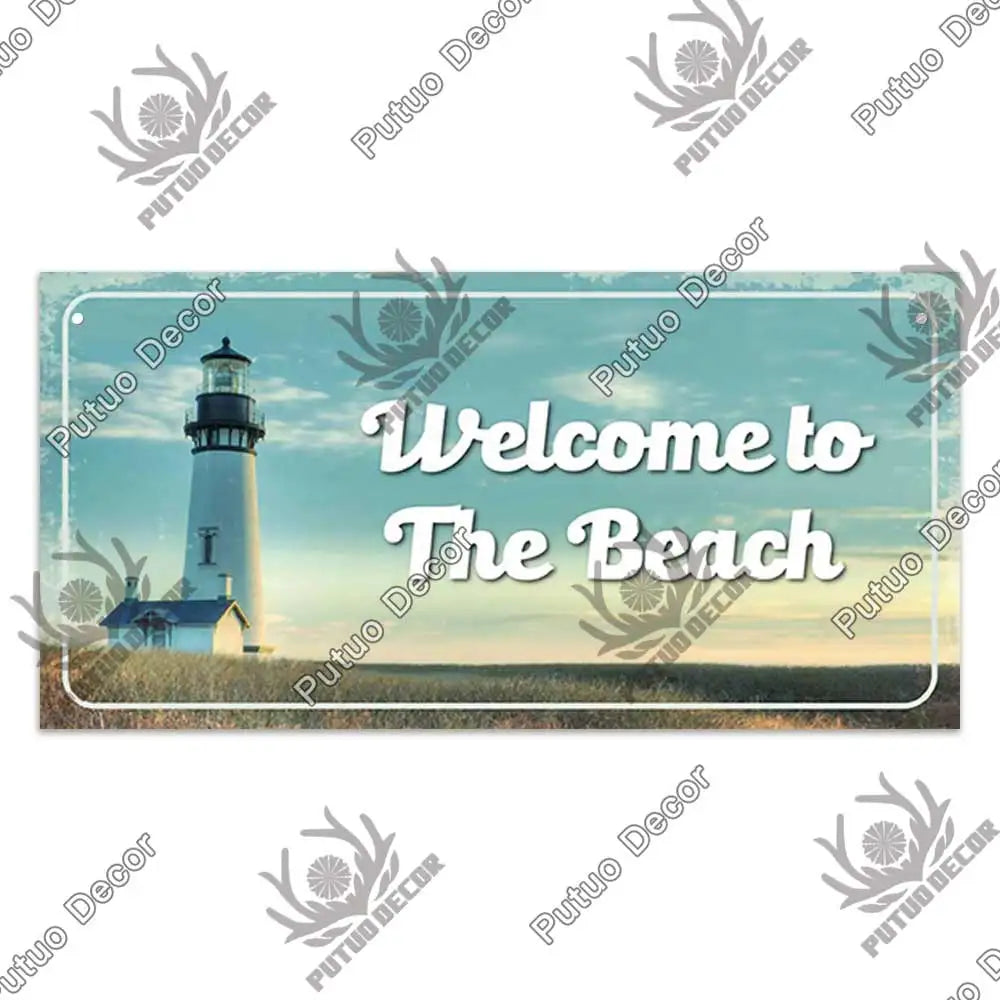 Beach Summer Signs Decorative Plaque Wood Wall Plaque Wooden Signs for Beach House Decoration Bar Living Room Decor