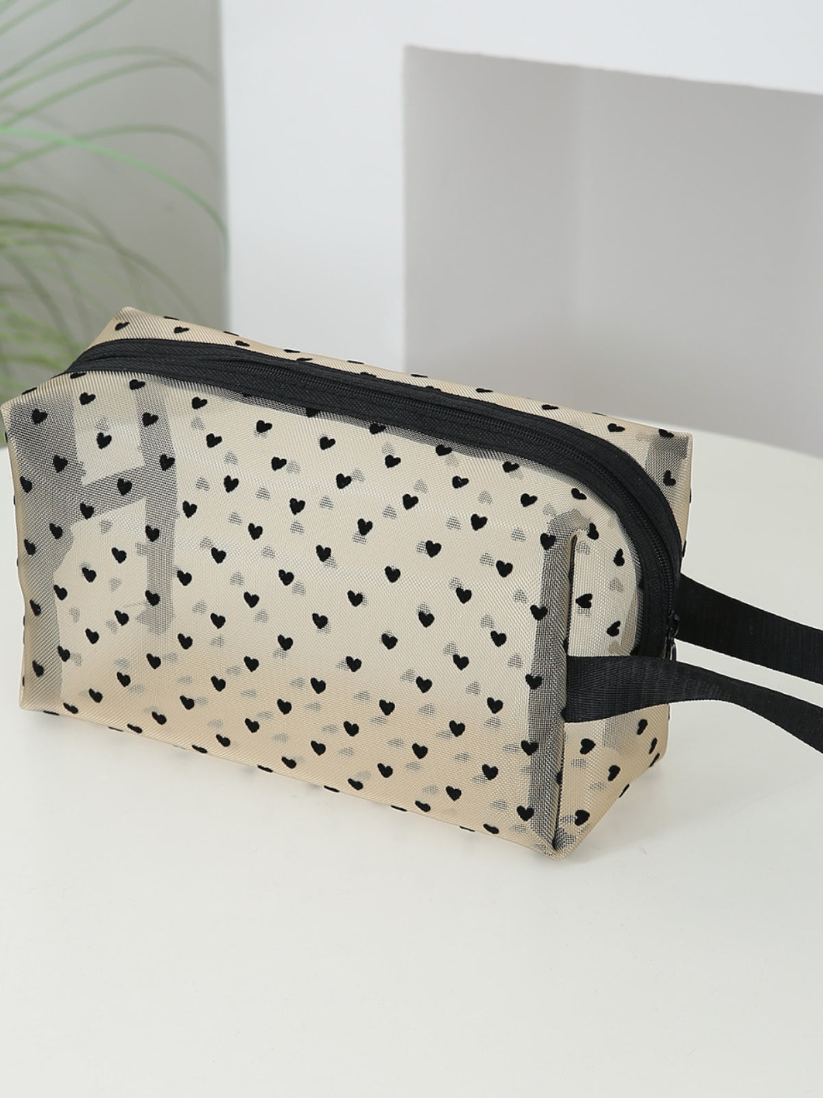 Cosmetic bag 4- Piece Heart Polyester Storage Bag