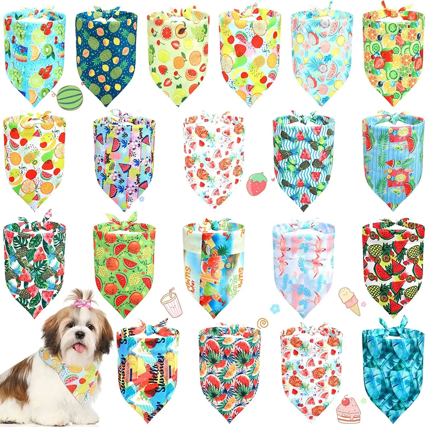 Designer Dog 20 Pcs Christmas Dog Bandana Thanksgiving Dog Triangle Scarfs Halloween Dog Bibs Bandanas For Dog Accessoires