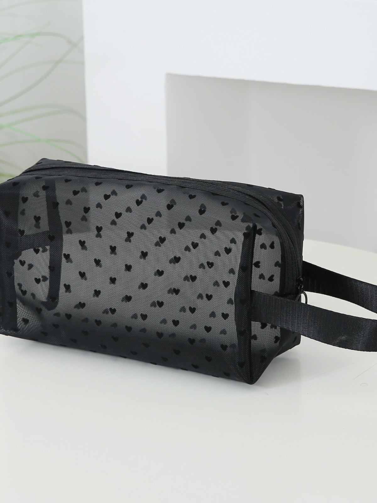 Cosmetic bag 4- Piece Heart Polyester Storage Bag