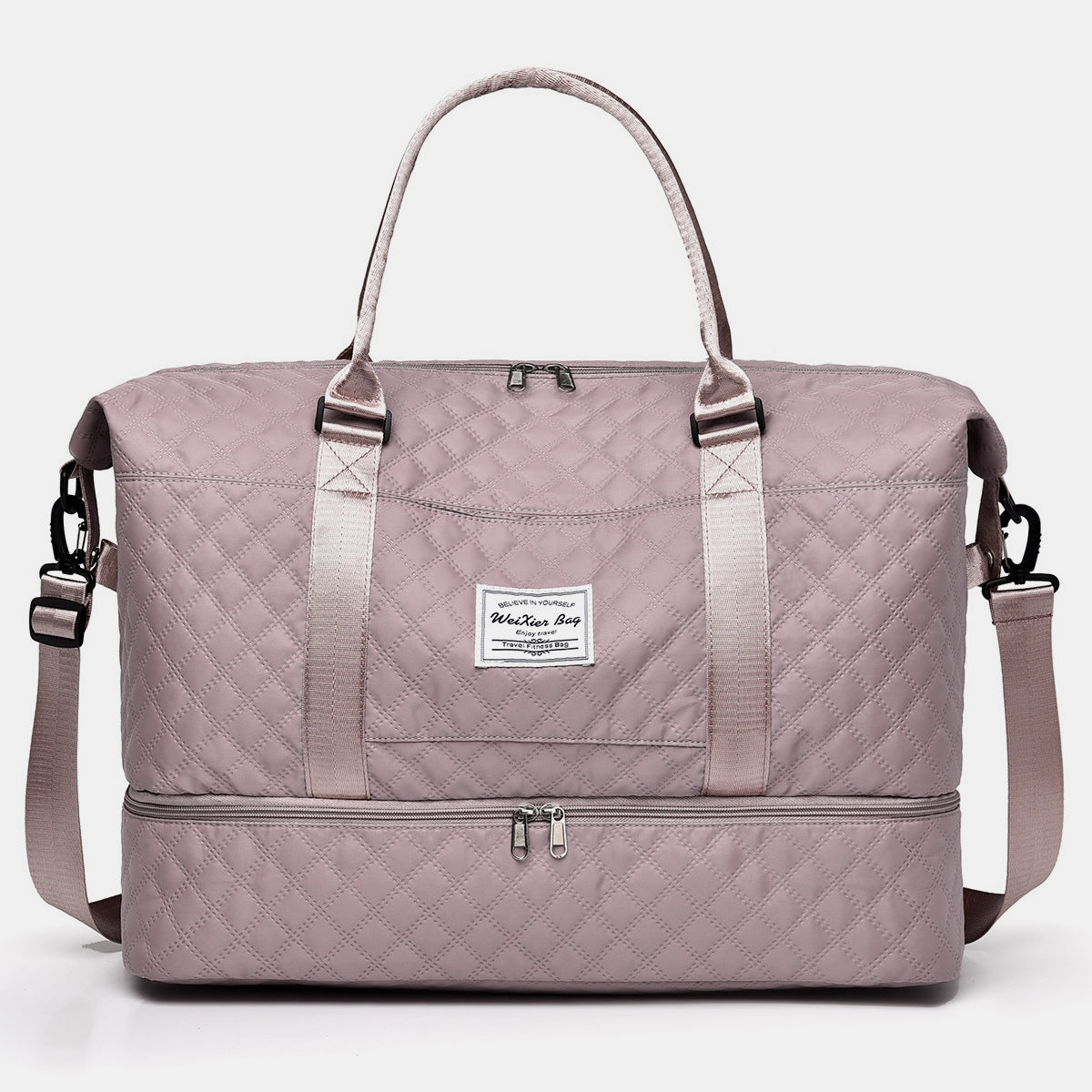 Luggage Travel Bag - Best large bag for travel in style. Straps over luggage.