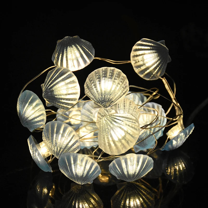 Sea Animals Turtle String Light Mermaid Party Under The Sea Birthday Party Decoration Beach Theme Fairy Light For Home Indoor