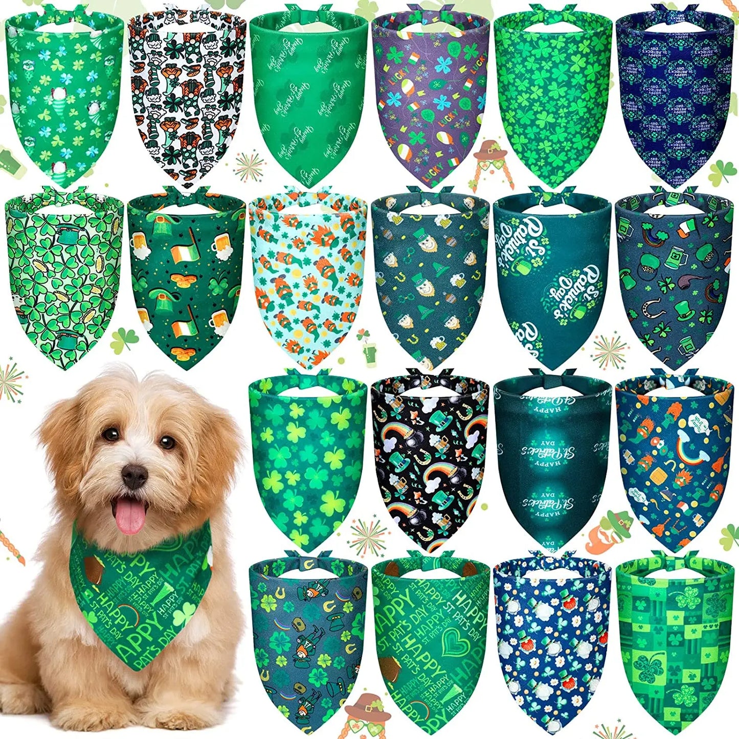 Designer Dog 20 Pcs Christmas Dog Bandana Thanksgiving Dog Triangle Scarfs Halloween Dog Bibs Bandanas For Dog Accessoires