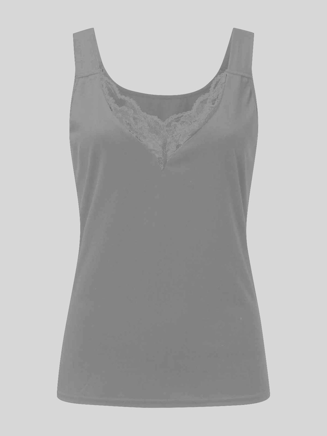 A Sexy Lace Detail Sweetheart Neck Tank