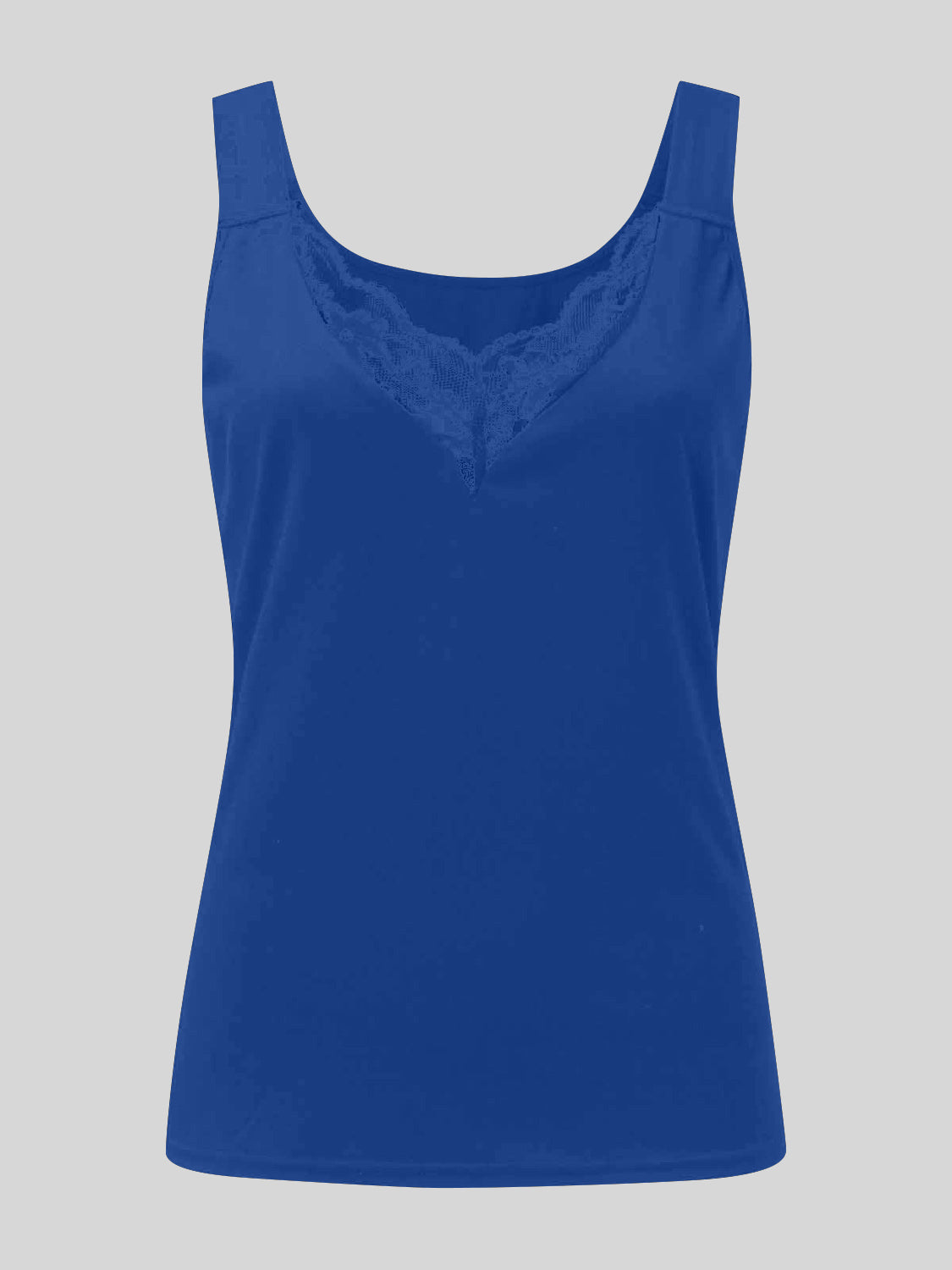 A Sexy Lace Detail Sweetheart Neck Tank