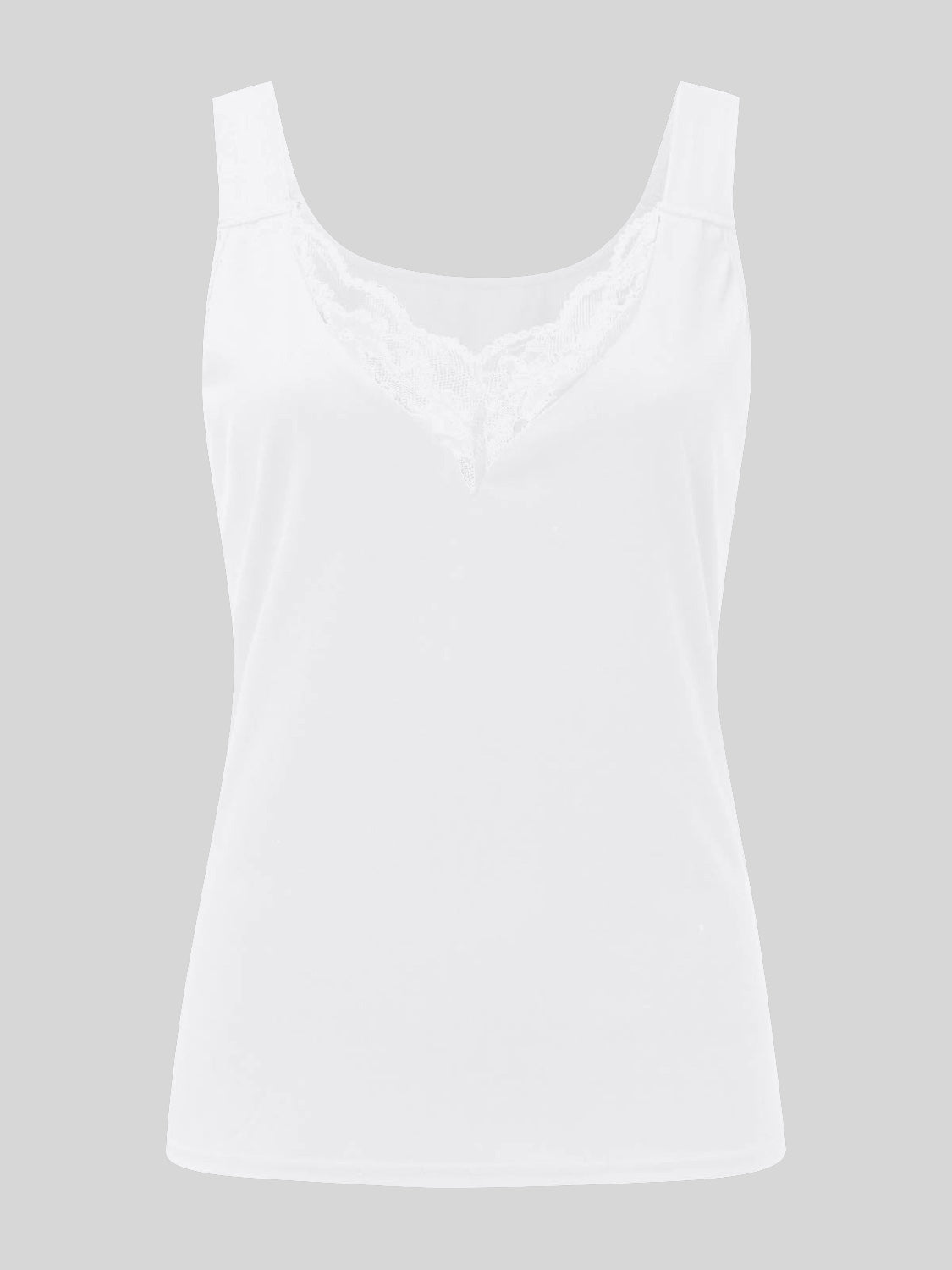 A Sexy Lace Detail Sweetheart Neck Tank