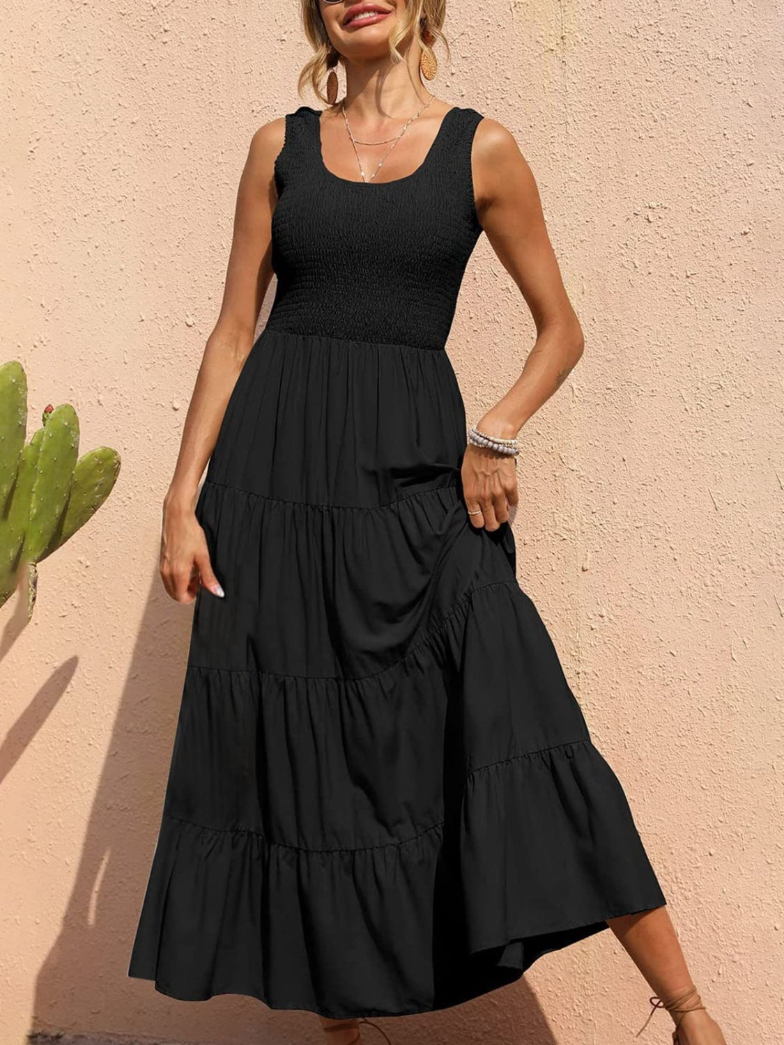 Easy fit  flattering Sundress - easy fit for all figures.