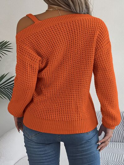 Long Sleeve Sweater Asymetrical