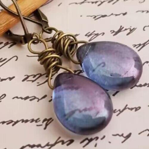 Gemstone Drop Earrings