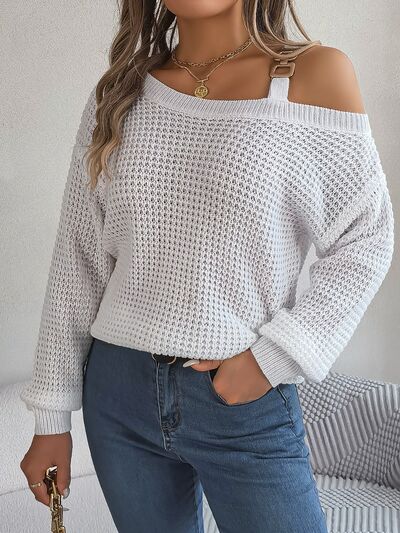 Long Sleeve Sweater Asymetrical