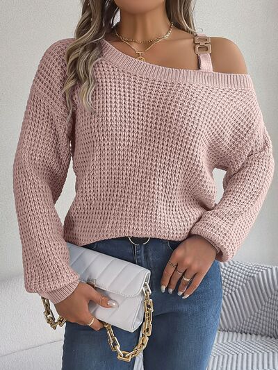 Long Sleeve Sweater Asymetrical