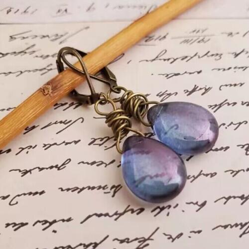 Gemstone Drop Earrings