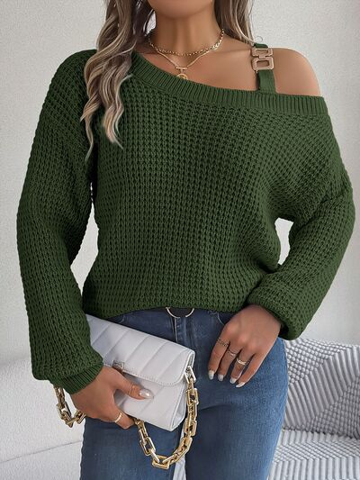 Long Sleeve Sweater Asymetrical